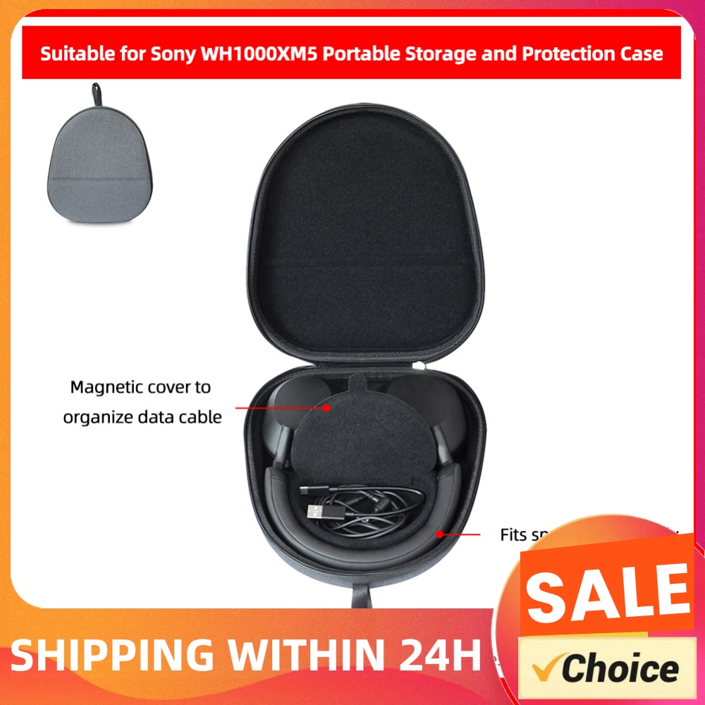 Headphone Case Hard - Estojo rígido à prova de choque,