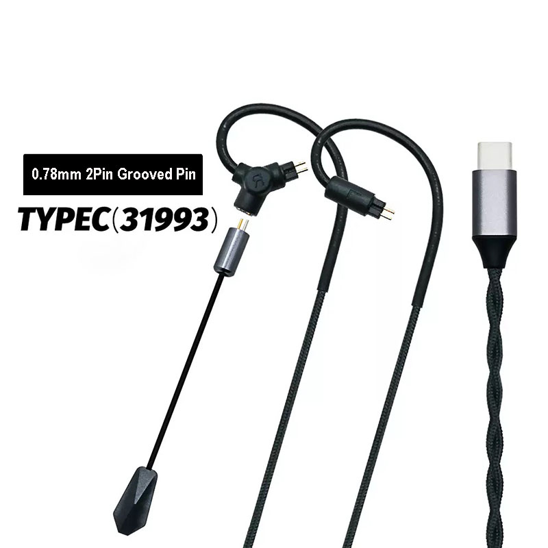 Usb C Earphone - Cabo de Fone de Ouvido Gamer