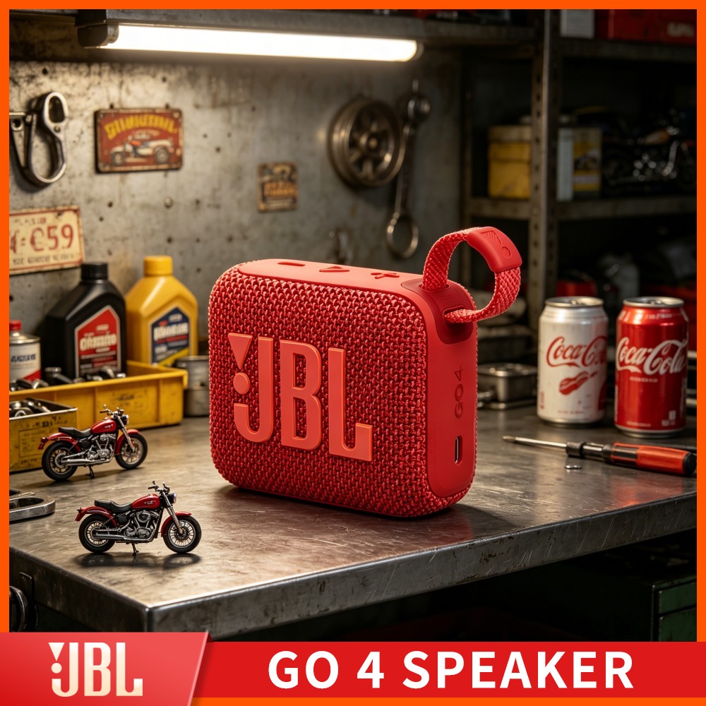 Caixa de Som Sem Fio JBL GO4 R - Jbl Speaker Go 4 avaliação e preço