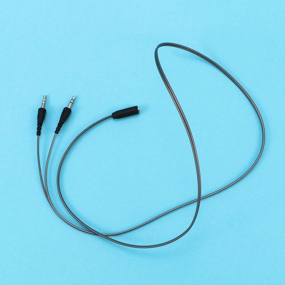 1m 3.5mm fêmea para 2 macho ad - Earphone Splitter Jack avaliação e preço