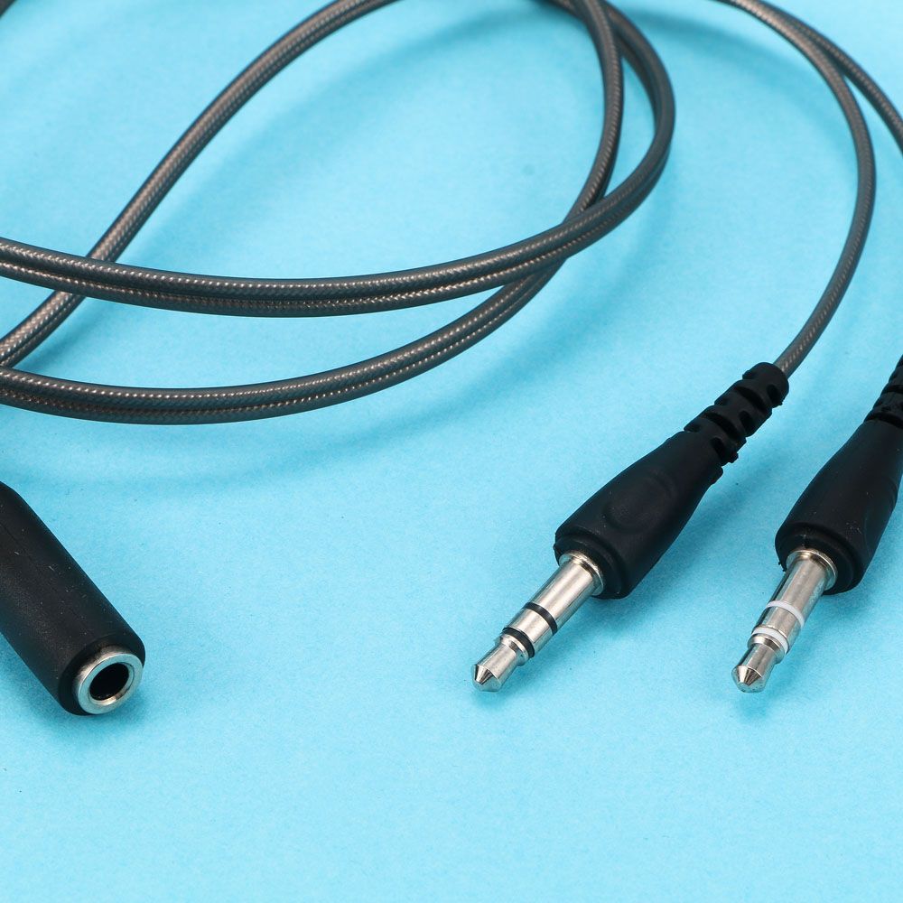 1m 3.5mm fêmea para 2 macho ad - Earphone Splitter Jack avaliação e preço