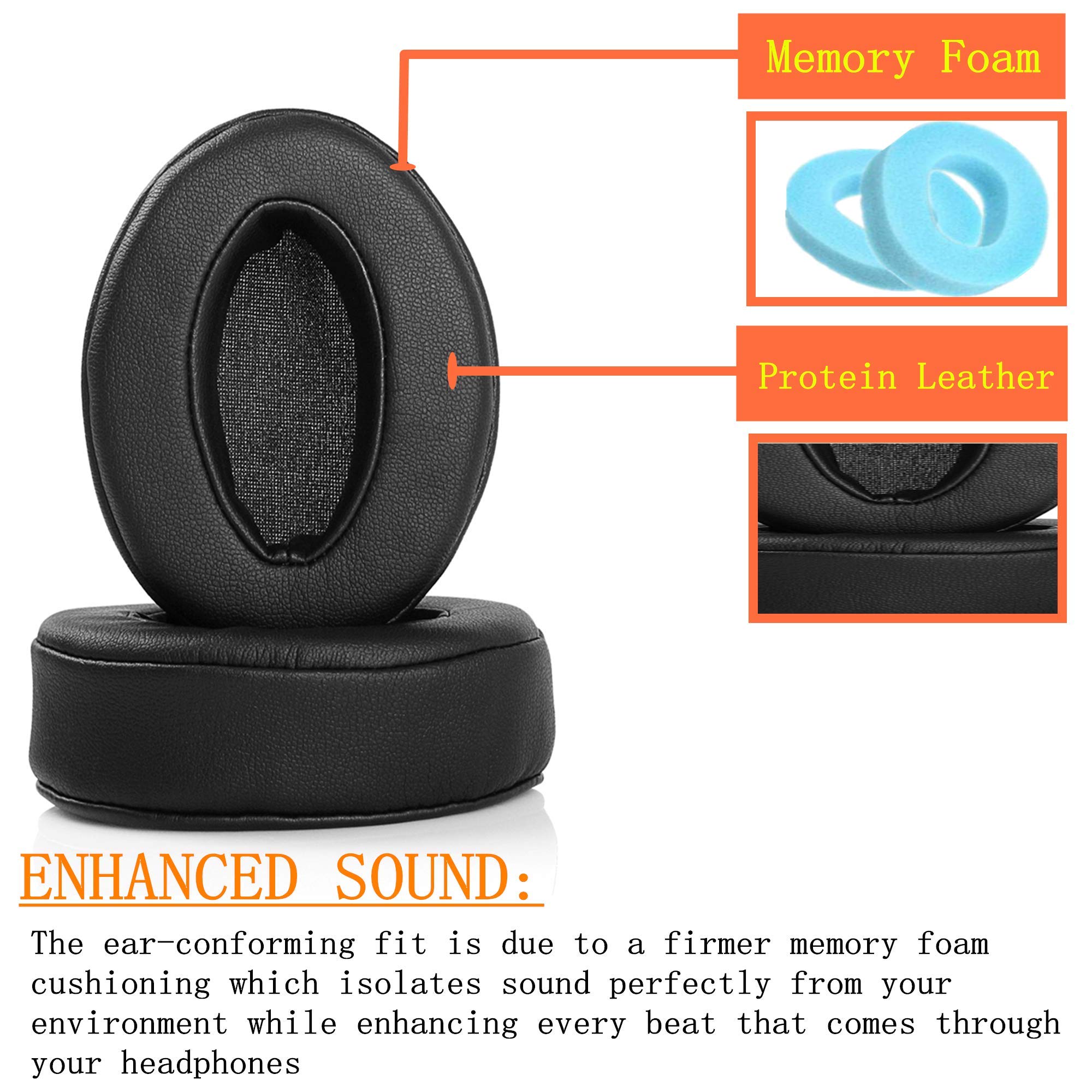 Almofadas de espuma de substit - Sennheiser Headphone Momentum 4 avaliação e preço